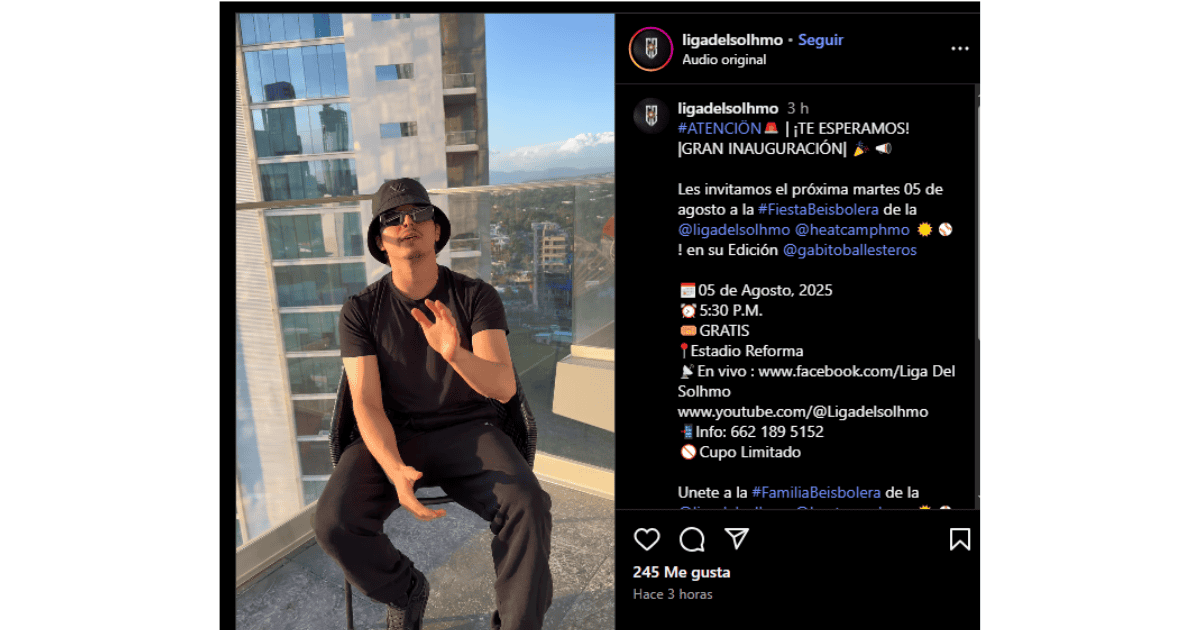 Gabito Ballesteros cambiará los escenarios por el diamante del beisbol