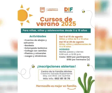 DIF Hermosillo impartirá cursos de verano