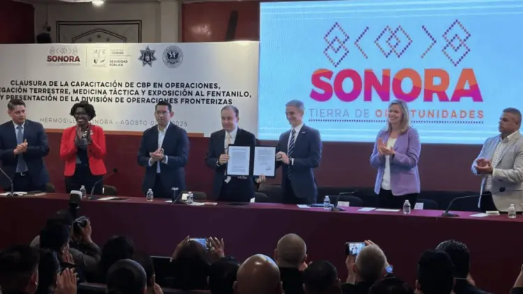 El gobernador de Sonora anunció la creación de la primera División de Operaciones Fronterizas