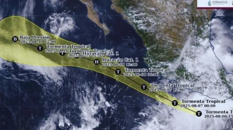La tormenta generará lluvias intensas. (Foto: Especial / EXPRESO)