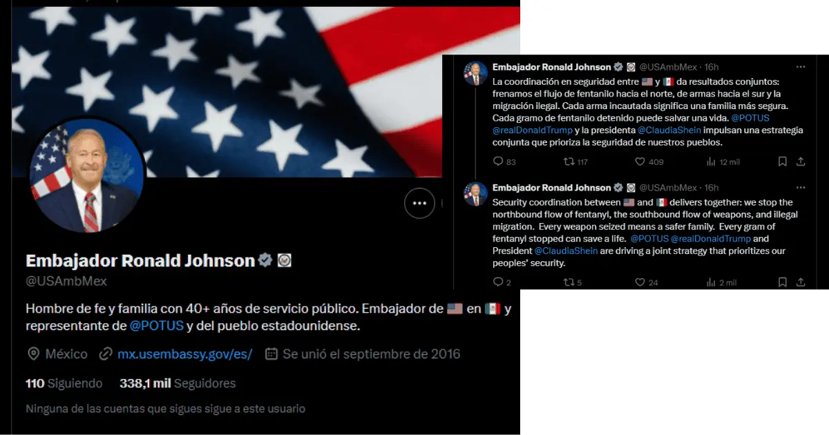 Reconocen a Sheinbaum y a Trump por su labor contra tráfico de fentanilo