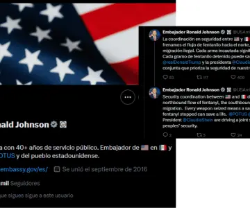Reconocen a Sheinbaum y a Trump por su labor contra tráfico de fentanilo