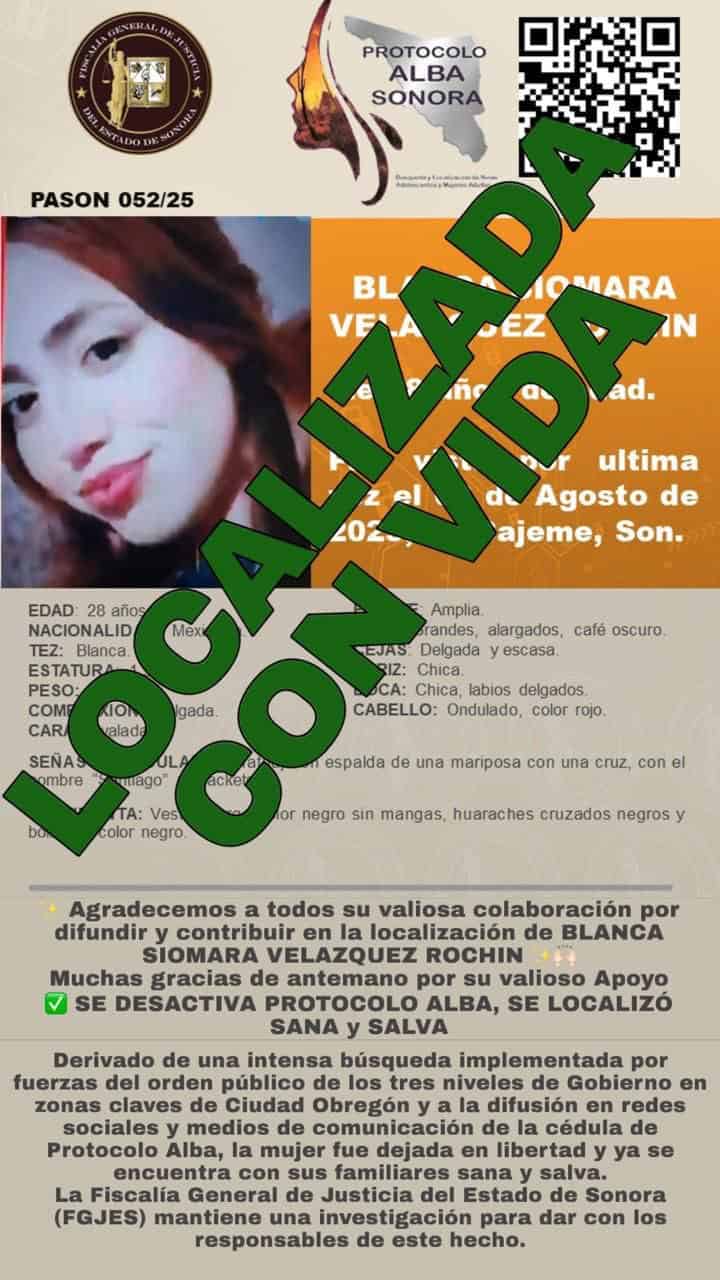 Liberan a joven privada de la libertad en el Centro de Cajeme