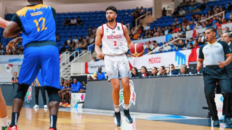 Gael Bonilla fue el mejor elemento mexicano ante Barbados. (Foto: Cortesía FIBA)