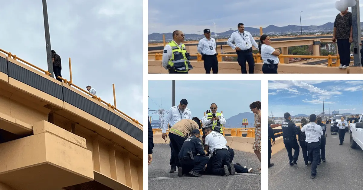 Confirma Policía de Hermosillo rescate de la mujer en el puente Solidaridad