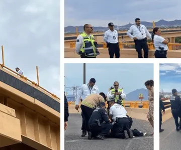 Confirma Policía de Hermosillo rescate de la mujer en el puente Solidaridad
