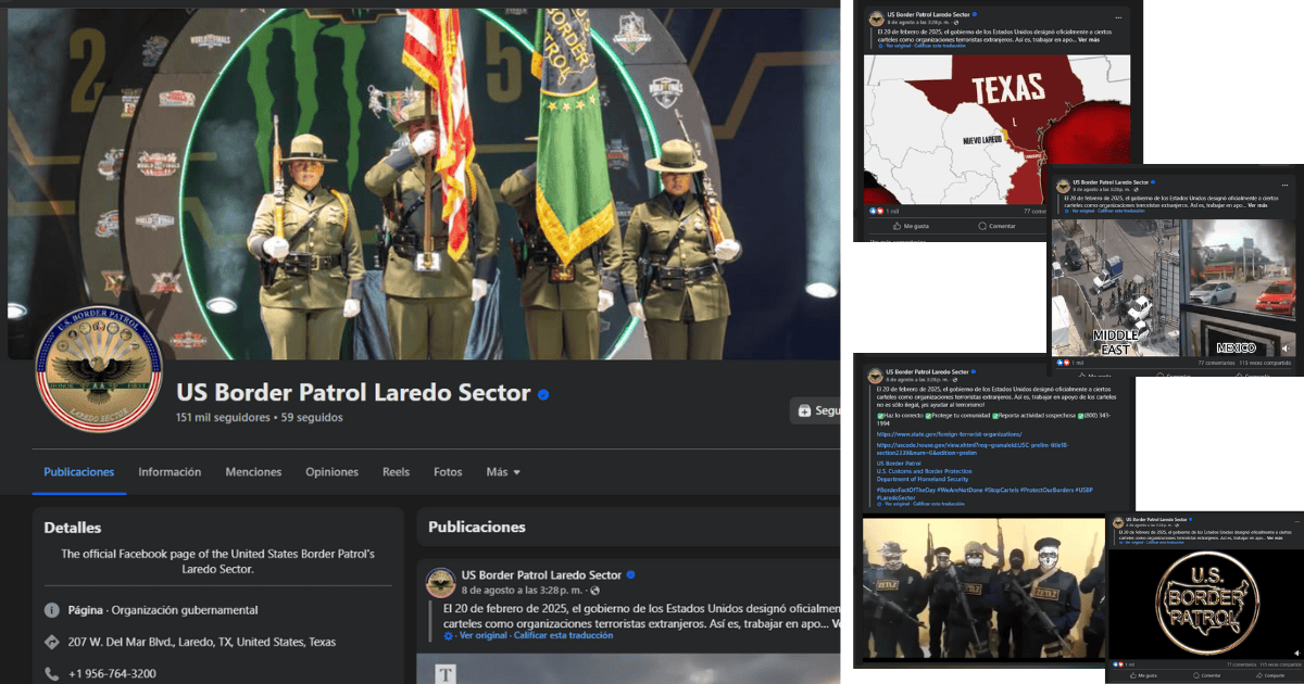 Patrulla Fronteriza del Sector Laredo refuerza vigilancia en la frontera