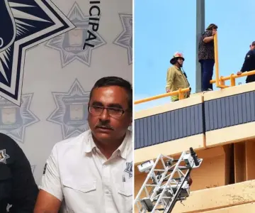 Policías de Hermosillo narran cómo rescataron a joven en puente