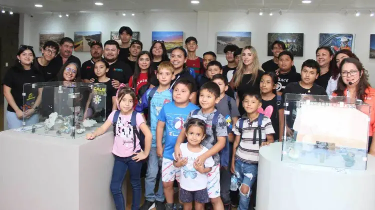 Los pequeños aprendieron y se divirtieron en su experiencia en el Museo de Minería. (Cortesía)