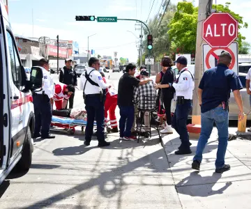 Tres peatones atropellados en cruce de Reforma y Veracruz