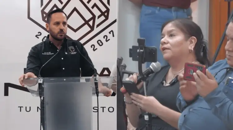 Jacobo Rodríguez, alcalde de Piedras Negras, confrontó a la reportera. (Foto: Especial/EXPRESO)