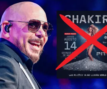 Pitbull cancela de nuevo: no abrirá el concierto de Shakira en Hermosillo