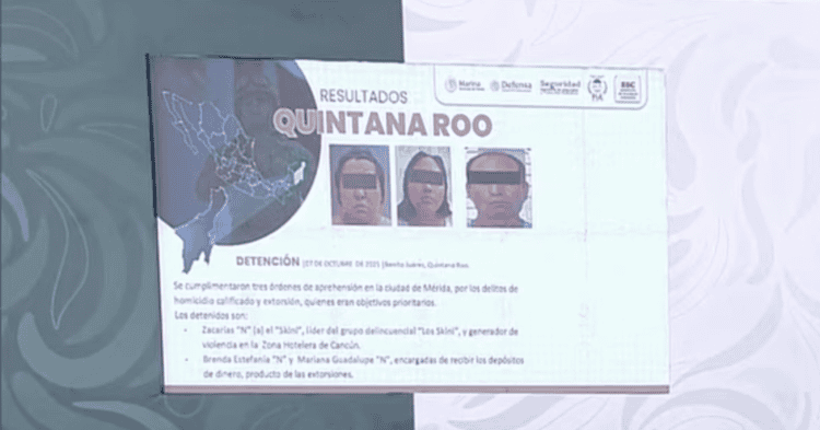 En Quintana Roo detuvieron a traficante de armas y 13 integrantes de cártel