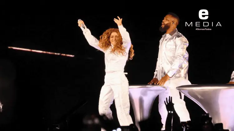 Shakira brindó un espectáculo de primer nivel en Hermosillo. (Foto: Jesús Ballesteros/EXPRESO)