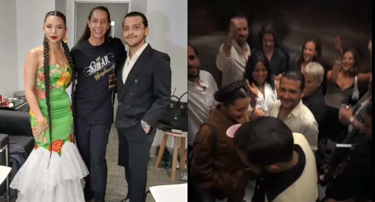 Christian Nodal reaparece junto a Ángela Aguilar en Los Ángeles