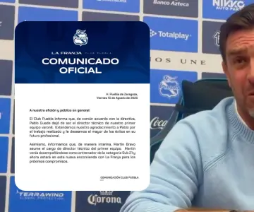 Puebla se queda sin técnico: Pablo Guede anuncia su salida