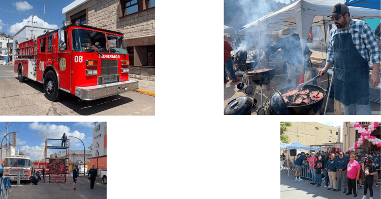 Realizan Primera Jornada de Competencias Bomberiles en Nogales