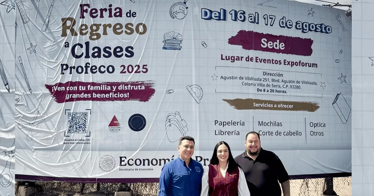 La Feria de Regreso a Clases Profeco 2025 inició hoy y estará mañana