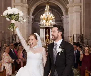 Mane de la Parra y Ligia Uriarte se casan por la iglesia en Durango