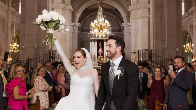 El actor compartió las primeras imágenes de su unión religiosa. (FOTO: INSTAGRAM / EXPRESO)