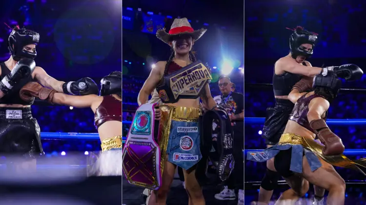 Alana Flores volvió a ganar un combate de box y ya acumula récord 4-0. (Foto: Cortesía)