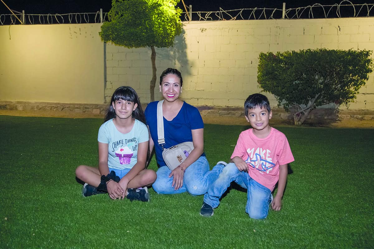 Disfrutando una cita nocturna