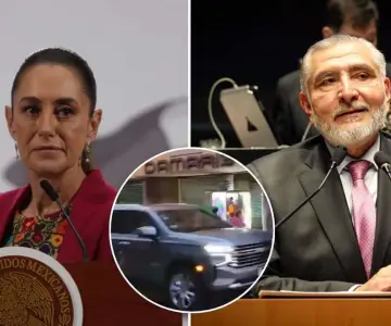 Adán Augusto llega a Palacio Nacional para reunirse con Sheinbaum