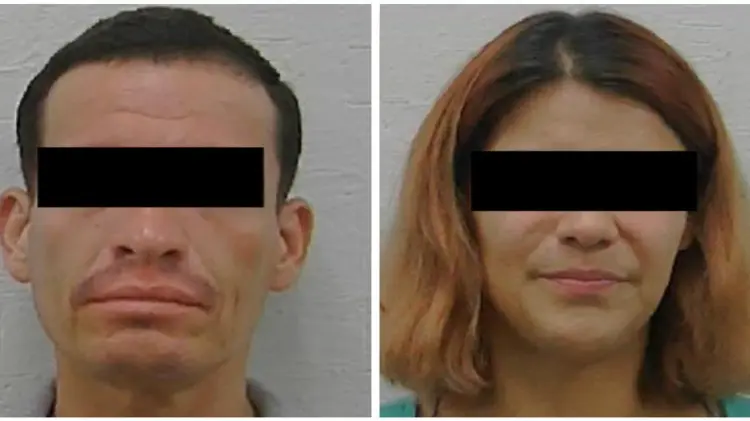 Thamara Alejandra ‘N’ y Francisco Javier ‘N’ se encuentran en Cereso. (Foto: Especial / EXPRESO)