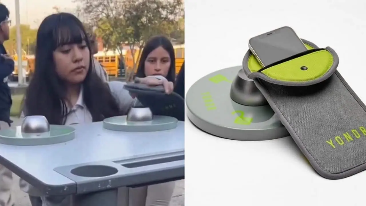 Escuelas en EU utilizan fundas magnéticas para evitar uso de celular