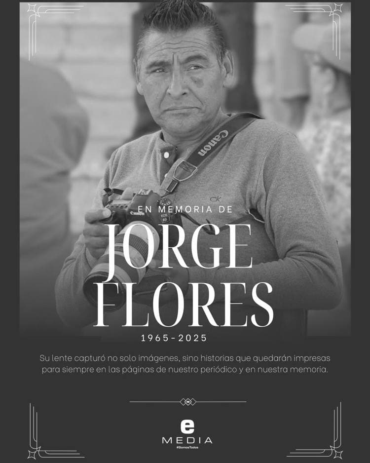 Despedimos a Jorge Flores, fotógrafo apasionado y gran ser humano