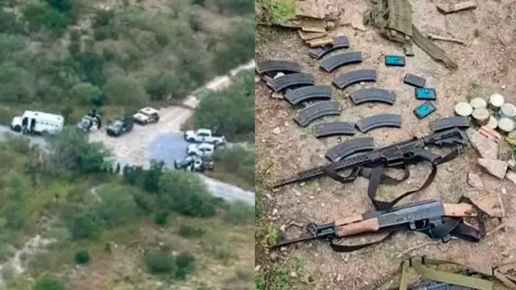 Enfrentamiento en Doctor Coss, Nuevo León, deja 12 abatidos. (Foto: Especial / EXPRESO)