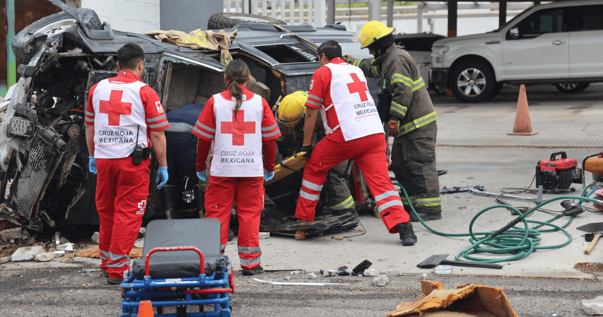Un fuerte accidente se registró en el norte de Hermosillo