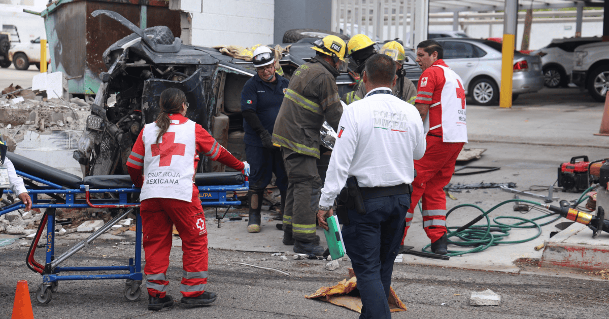 Un fuerte accidente se registró en el norte de Hermosillo