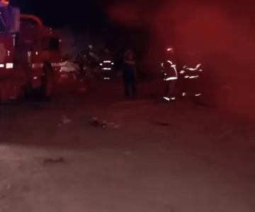El relleno sanitario de Ímuris fue incendiado ayer y el MP investiga