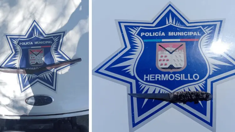 La Policía Municipal de Hermosillo detuvo a 8 hombres por portar armas prohibidas