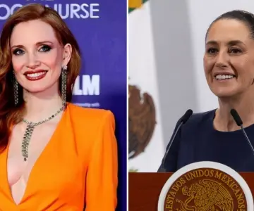 Jessica Chastain elogia a la presidenta Sheinbaum; me inspira
