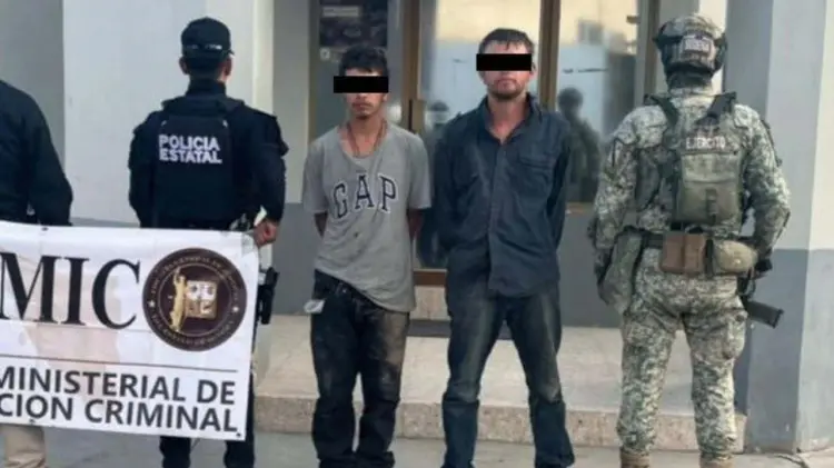 Ambos quedaron a disposición del Agente del Ministerio Público. (Foto: Especial / EXPRESO)