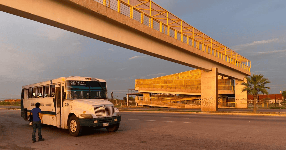 Puente peatonal de Ciudad Obregón no es usado por la ciudadanía