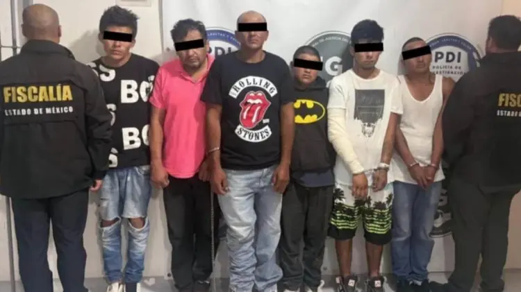 Los sujetos fueron detenidos en diferentes acciones operativas. (Foto: FGJEM)