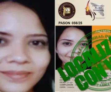 Localizan con vida a Jazmín Bustamante en Hermosillo