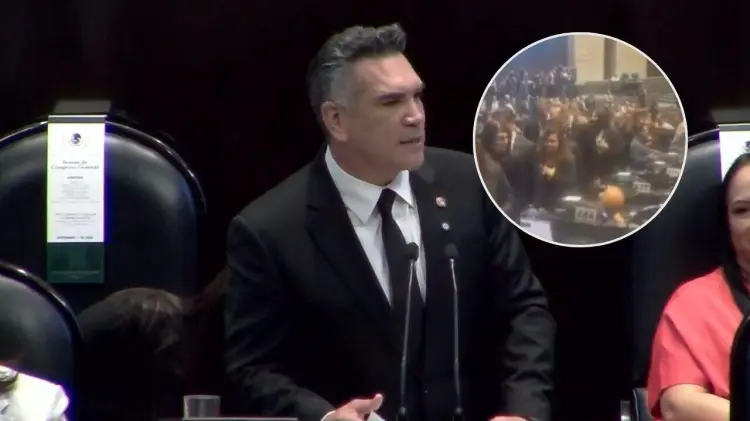 Alejandro Moreno Cárdenas en San Lázaro. (Foto: Especial / EXPRESO)