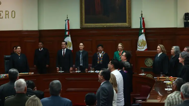 Sesión solemne de la SCJN. (Foto: Agencia Reforma / EXPRESO)
