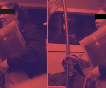 Mujer agrede a joven en transporte público y la nombran Lady Herpes