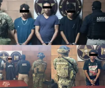Aseguran droga, vehículo y cinco personas en operativo en SLRC