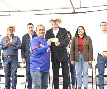 Alfonso Durazo y Claudia Sheinbaum respaldan al campo ante la sequía