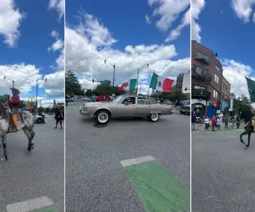 Mexicanos en EU realizan desfile por la Independencia en Chicago