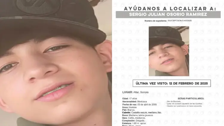 Sergio Julián Osorio Ramírez tiene 17 años. (Foto: Especial / EXPRESO)