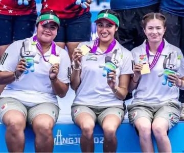 México consigue su primer oro en la historia en Mundial de Tiro con Arco