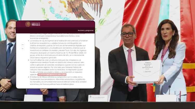 La SHCP entregó el Paquete Económico 2026 al Congreso de México casi a la medianoche. (Especial)