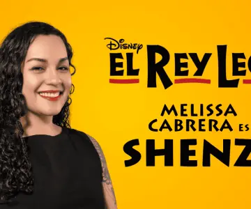 Melissa Cabrera ríe como ´Shenzi´ en El Rey León México
